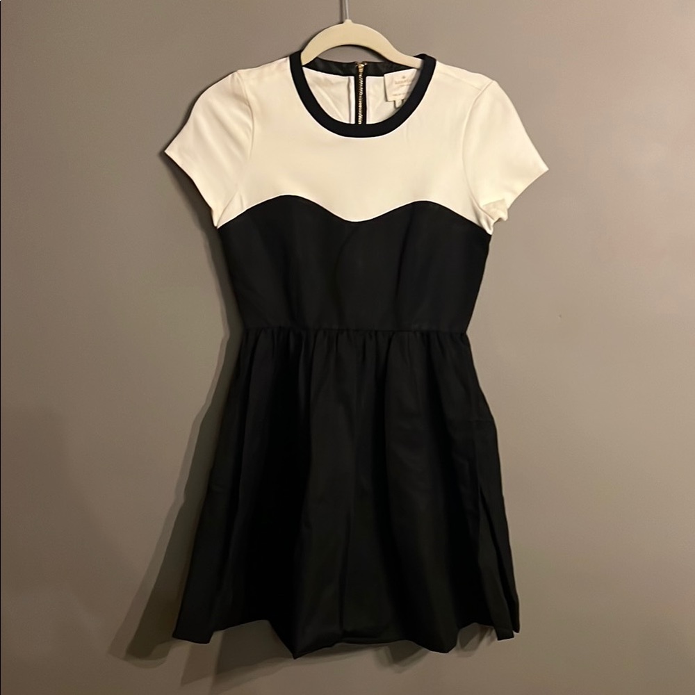 Kate Spade Gable Elegant Black and White Dress